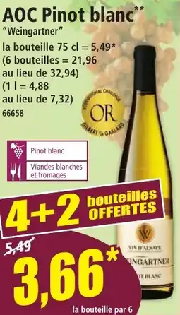 Norma AOC Pinot blanc offre