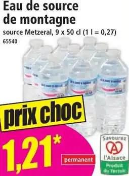 Norma Eau de source de montagne offre