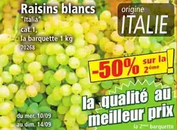 Norma Raisins blancs offre