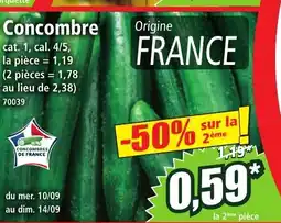 Norma Concombre offre