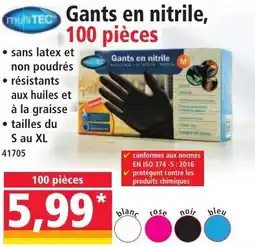 Norma Gants en nitrile offre