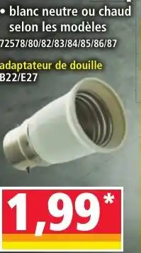 Norma adaptateur de douille offre