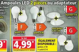 Norma Ampoules led 2 pièces offre