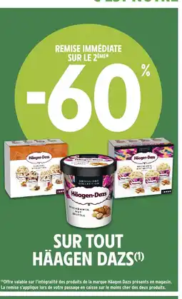 Intermarché Hyper HÄAGEN DAZS Sur tout offre