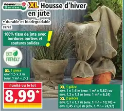 Norma Xl housse d'hiver en jute offre