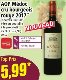 Norma AOP Médoc cru bourgeois rouge 2017 offre