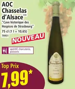 Norma AOC Chasselas d'Alsace offre