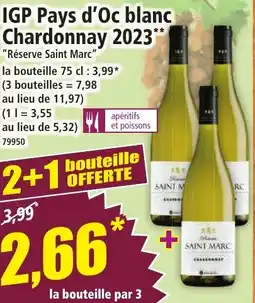 Norma IGP Pays d'Oc blanc Chardonnay 2023 offre