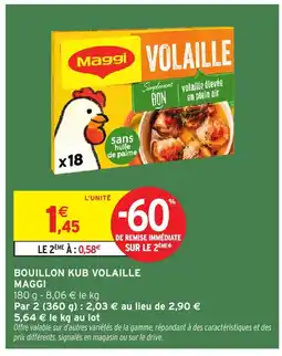 Intermarché Hyper MAGGI Bouillon kub volaille offre