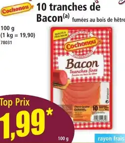 Norma 10 tranches de Bacon offre