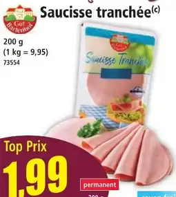 Norma Saucisse tranchée offre