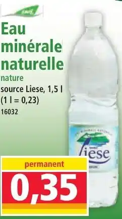 Norma Eau minerale naturelle offre