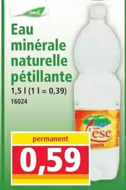 Norma Eau minérale naturelle pétillante offre