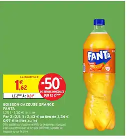 Intermarché Hyper FANTA Boisson gazeuse orange offre