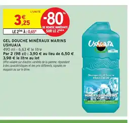 Intermarché Hyper USHUAIA Gel douche minéraux marins offre