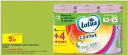Intermarché Hyper LOTUS Papier hygiénique sans tube rose offre