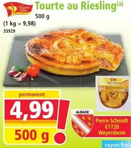 Norma Tourte au Riesling offre
