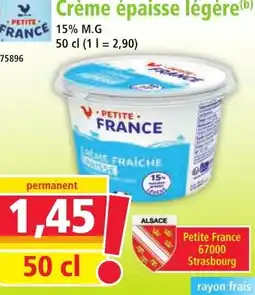 Norma Crème épaisse légère offre