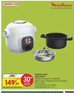 Intermarché Hyper MOULINEX Cookeo mini offre