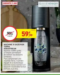 Intermarché Hyper SODASTREAM Machine à gazéifier terra offre