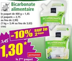 Norma Bicarbonate alimentaire offre