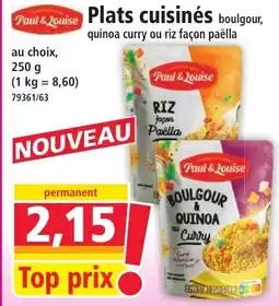 Norma Plats cuisinés offre