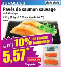 Norma Pavés de saumon sauvage offre