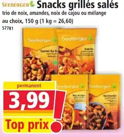 Norma Seeberger & Snacks grillés salés offre