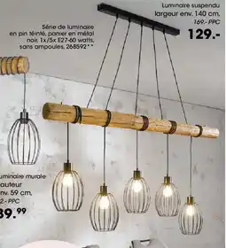 Möbel Martin Luminaire suspendu largeur offre