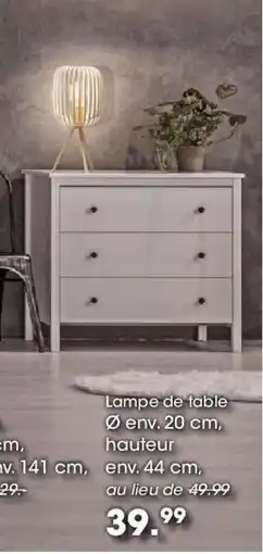 Möbel Martin Lampe de table offre