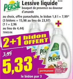 Norma Persil lessive liquide offre