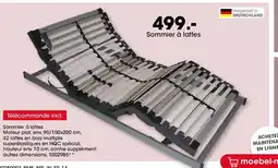 Möbel Martin Sommier à lattes offre