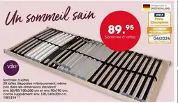 Möbel Martin Sommier à lattes offre
