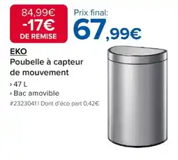 Costco EKO Poubelle à capteur de mouvement offre
