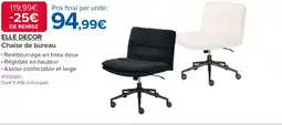 Costco ELLE DECOR Chaise de bureau offre