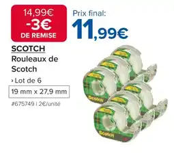 Costco SCOTCH Rouleaux offre