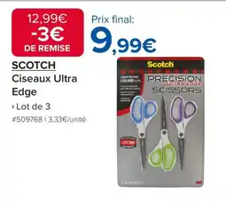 Costco SCOTCH Ciseaux Ultra Edge offre