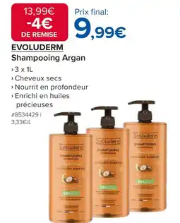 Costco EVOLUDERM Shampooing Argan offre
