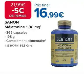 Costco SANON Mélatonine offre