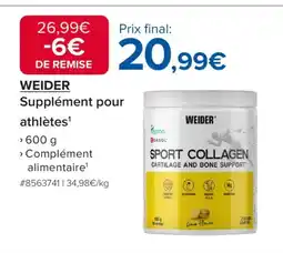 Costco WEIDER Supplément pour athlètes offre