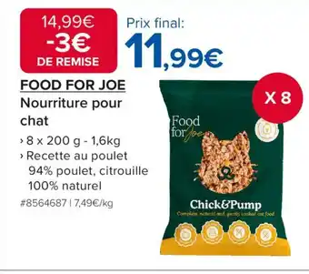 Costco FOOD FOR JOE Nourriture pour chat offre