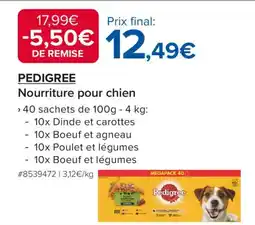 Costco PEDIGREE Nourriture pour chien offre