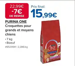 Costco PURINA ONE Croquettes pour grands et moyens chiens offre