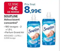 Costco SOUPLINE Adoucissant concentré offre