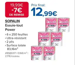 Costco SOPALIN Essuie-tout Power offre