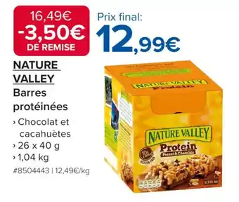 Costco NATURE VALLEY Barres protéinées offre