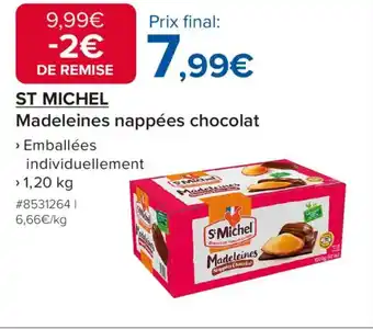 Costco ST MICHEL Madeleines nappées chocolat offre