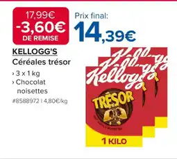 Costco KELLOGG'S Céréales trésor offre