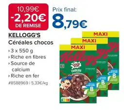 Costco KELLOGG'S Céréales chocos offre