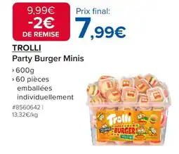 Costco TROLLI Party Burger Minis offre